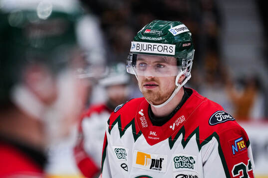 Frölundas Linus Högberg deppar