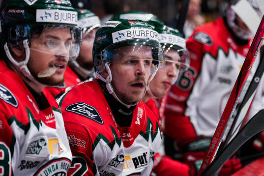 Frölundas Max Friberg deppar