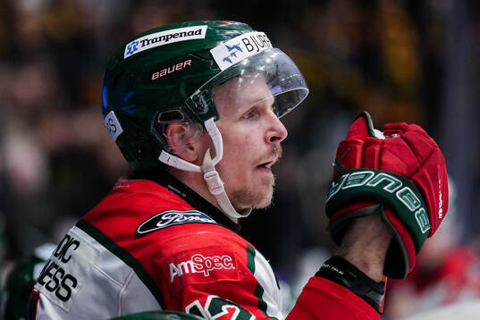 Frölundas Max Friberg deppar