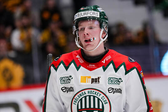 Frölundas Otto Stenberg  deppar