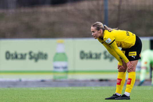 Oda Mathilde Johansen LSK Kvinner looks dejected