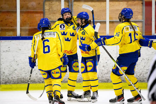Ebba Westerlind of Sweden celebrates