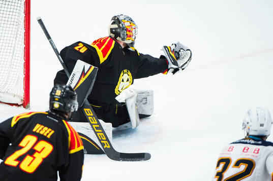 Brynäs målvakt Damian Clara
