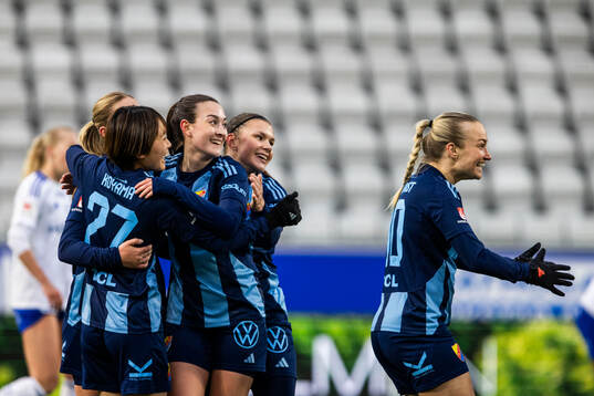 Djurgårdens spelare jublar