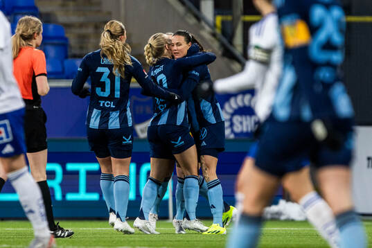 Djurgårdens Beata Kollmats jublar