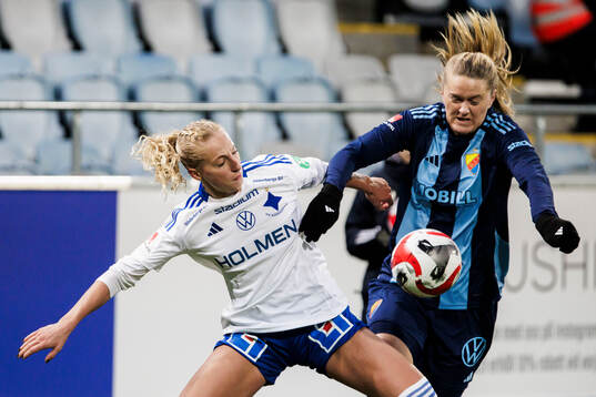 IFK Norrköpings Samantha Cary och Djurgårdens Maria