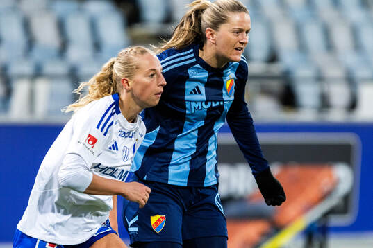IFK Norrköpings Samantha Cary och Djurgårdens Maria