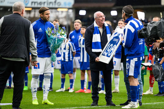 Sven-Göran Eriksson och IFK Göteborgs Gustav Svensson