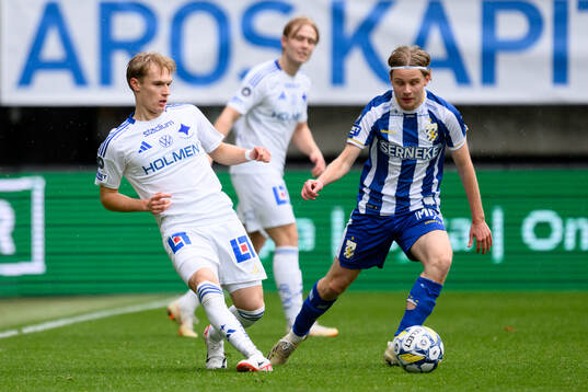 IFK Norrköpings Marcus Baggesen och IFK Göteborgs Oscar