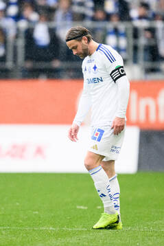 IFK Norrköpings Christoffer Nyman deppar