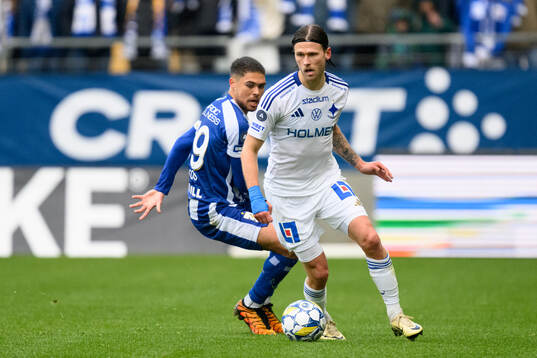 IFK Göteborgs Thomas Santos och IFK Norrköpings Arnor