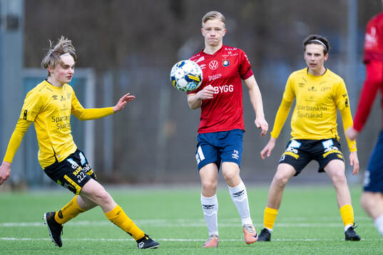 Elfsborgs Arvid Sandberg och Örgrytes Oskar Lundin
