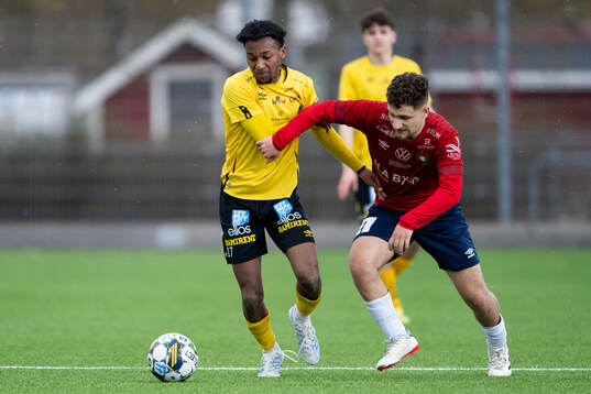 Elfsborgs Mahamed Cabdala Saalim och Örgrytes David Dilmec