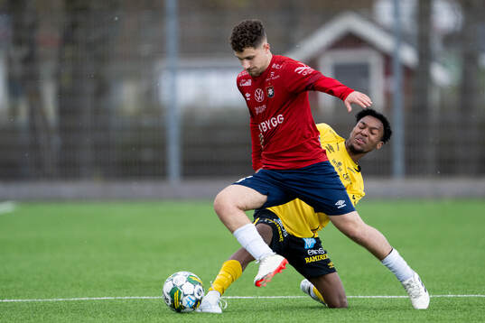 Örgrytes David Dilmec och Elfsborgs Mahamed Cabdala Saalim