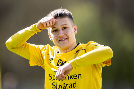 Elfsborgs Lucas Eliasson jublar