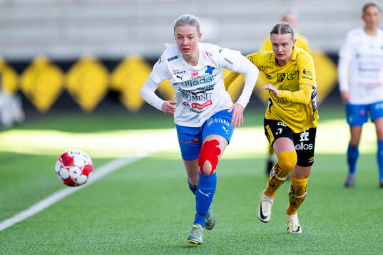 Värnamos Tova Ahlström och Elfsborgs Hanna Jiozon