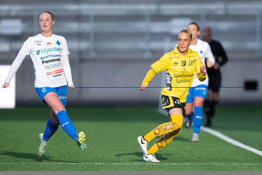 Värnamos Lizette Kennethsson och Elfsborgs Tea Skoglund