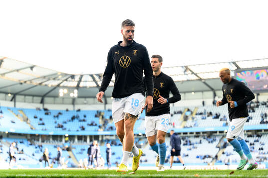 Malmö FFs Pontus Jansson, Lasse Berg Johnsen och Derek