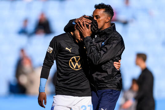 Malmö FFs Adrian Skogmar och Taha Ali