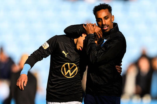Malmö FFs Adrian Skogmar och Taha Ali