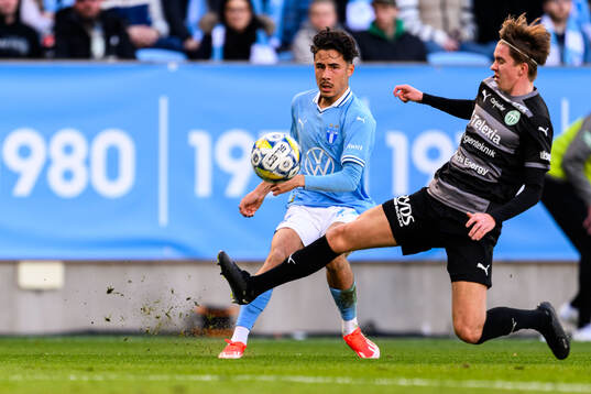 Malmö FFs Adrian Skogmar och