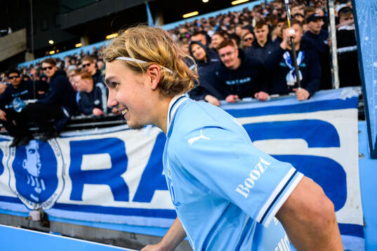 Malmö FFs Sebastian Nanasi jublar