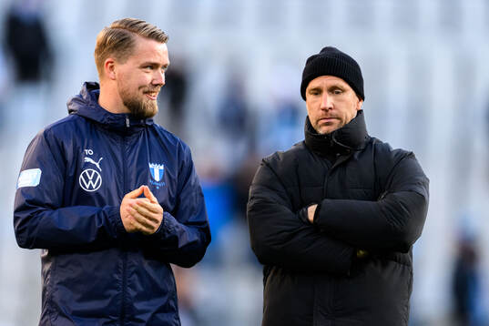Malmö FFs assisterande tränare Theodor Olsson och