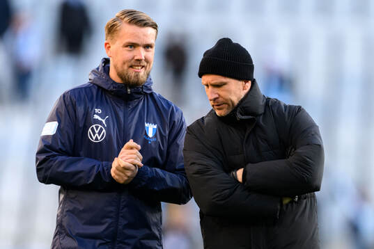 Malmö FFs assisterande tränare Theodor Olsson och