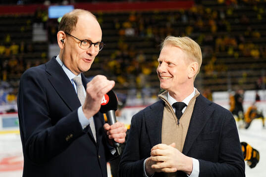 Tv4’s Lasse Granqvist och Niklas Wikegård