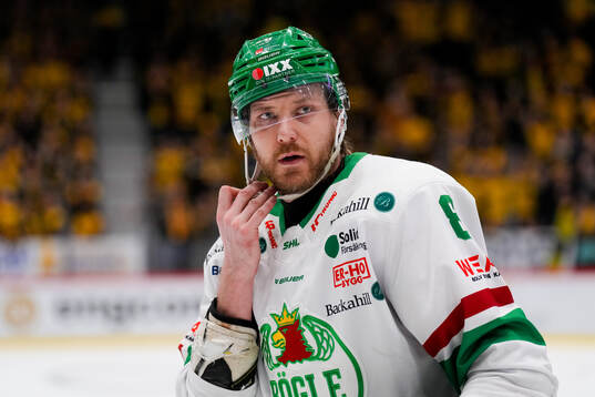 Rögles Linus Sandin deppar