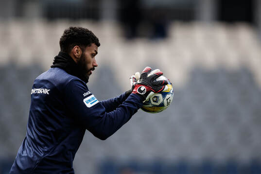 Värnamos målvakt Jonathan Ursin Rasheed