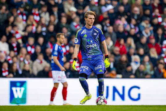Goalkeeper Magnus Sjøeng of Vålerenga
