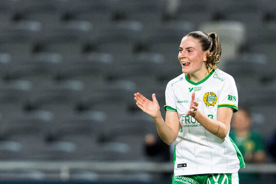 Hammarbys Smilla Vallotto jublar
