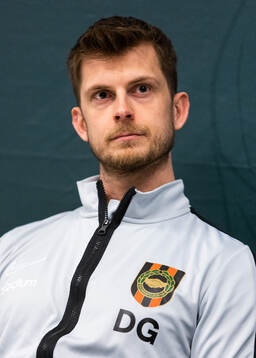Brommapojkarnas tränare Daniel Gunnars