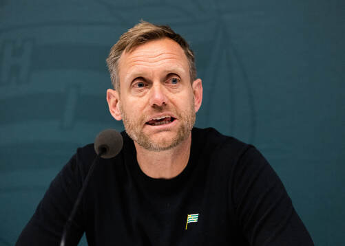 Hammarbys tränare Martin Sjögren