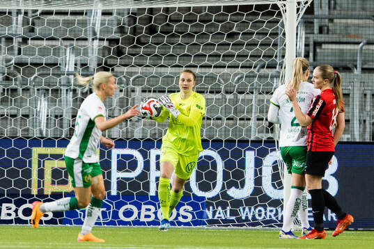 Hammarbys målvakt Anna Tamminen