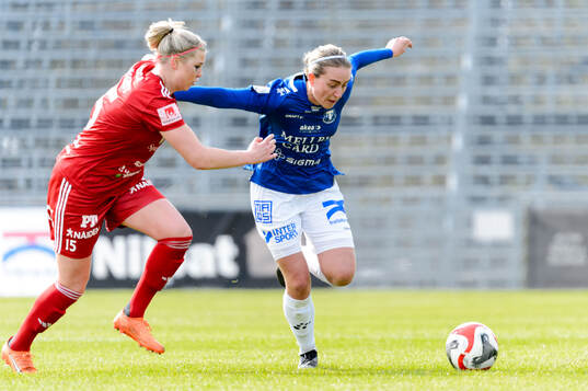Piteås Ellen Löfqvist och Trelleborgs Viktoria Persson