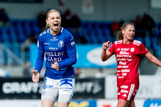 Trelleborgs Alice Egnér jublar