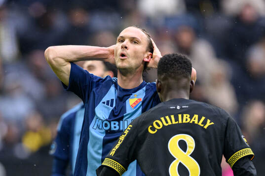 Djurgårdens Albin Ekdal deppar