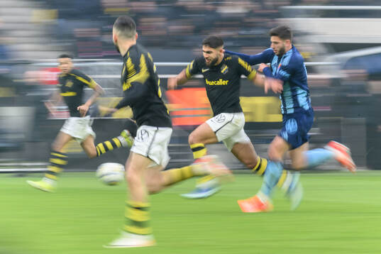 AIKs Omar Faraj och Djurgårdens Besard Sabovic