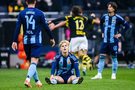 Djurgårdens Lucas Bergvall deppar