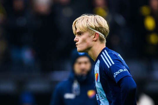 Djurgårdens Lucas Bergvall deppar