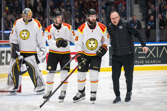 Brynäs Simon Bertilsson och Johannes Kinnvall