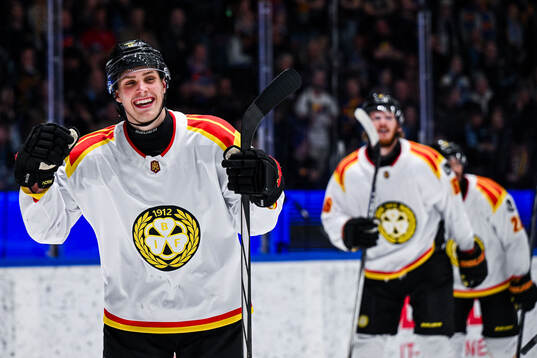 Brynäs Noel Nordh jublar