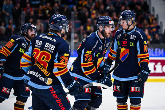 Djurgårdens Anton Gradin jublar