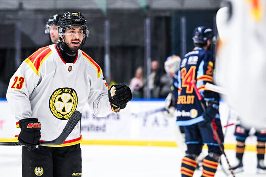 Brynäs Tyler Vesel jublar