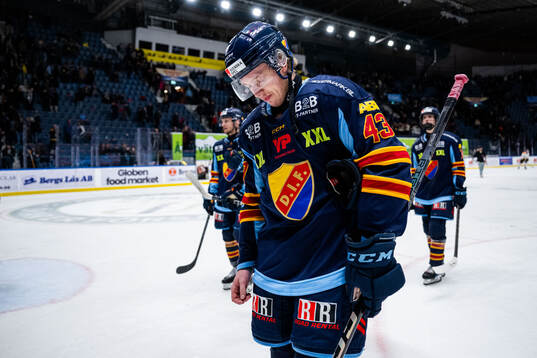 Djurgårdens Kalle Loponen deppar