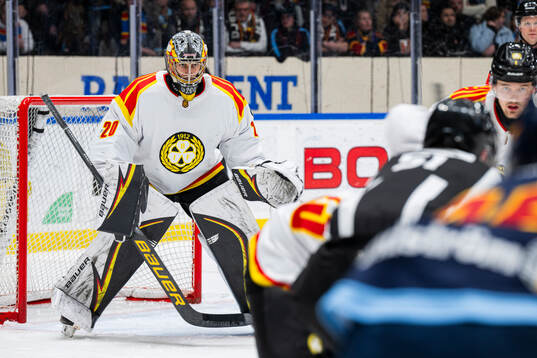 Brynäs målvakt Damian Clara
