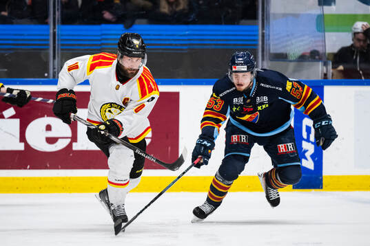 Brynäs Johan Larsson och Djurgårdens David Blomgren