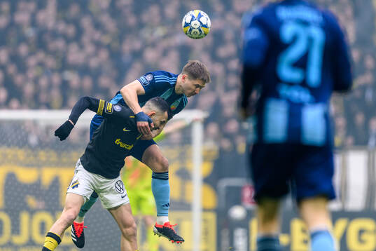AIKs Ioannis Pittas och Djurgårdens Miro Tenho